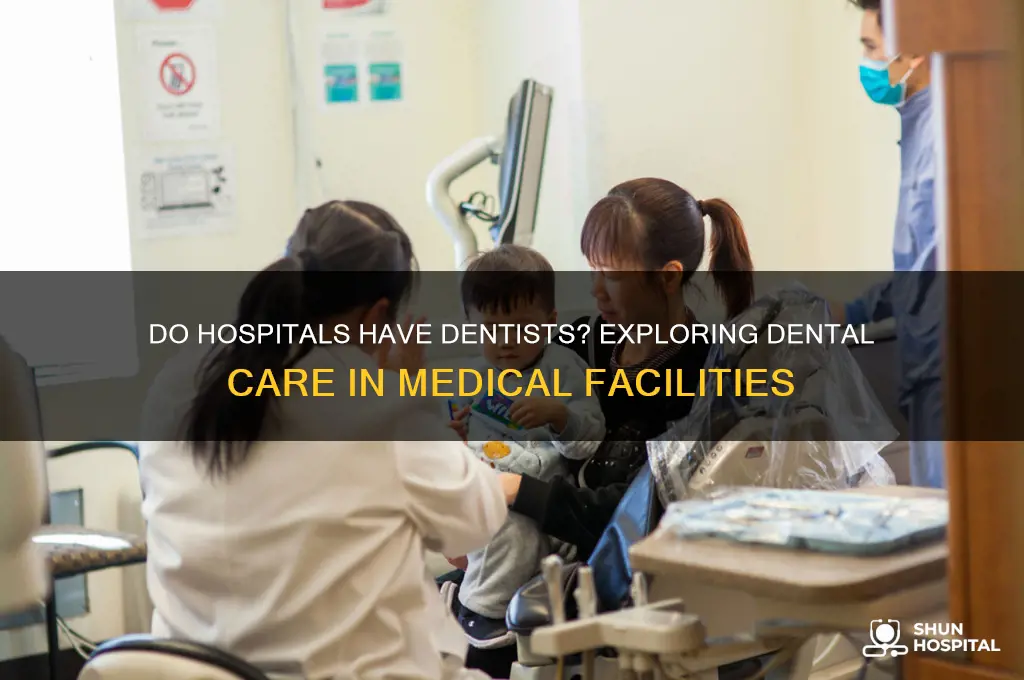 are there dentists in hospitals