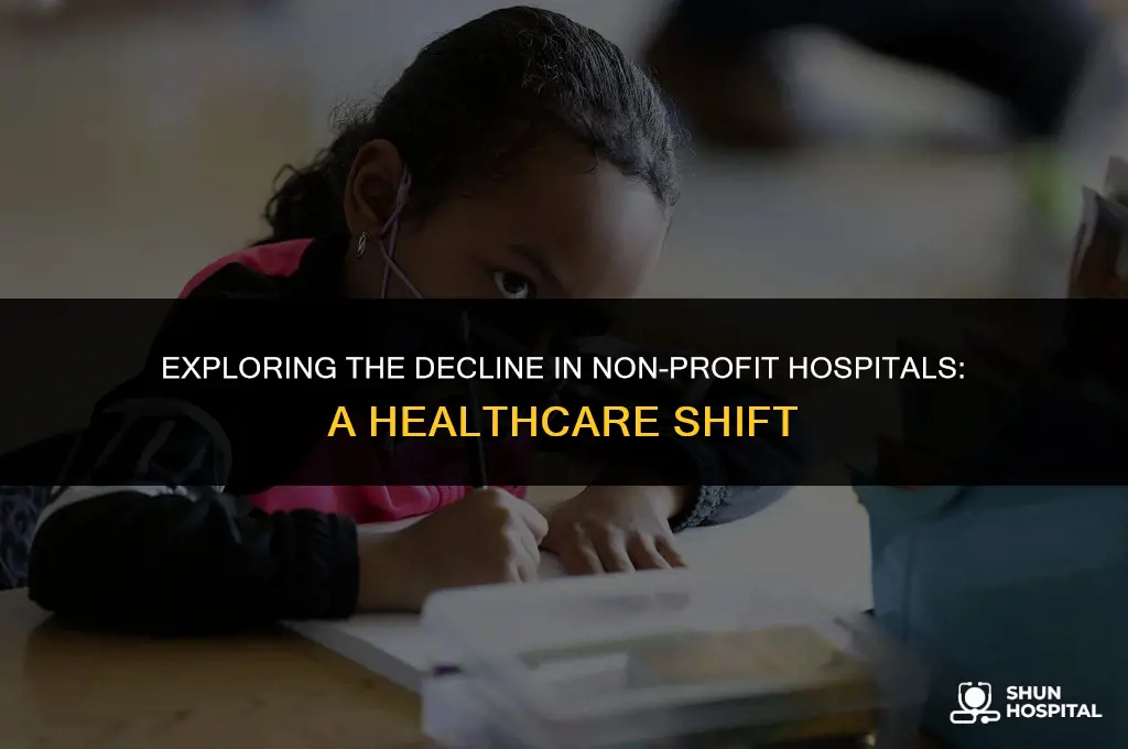 are there fewer non profit hospitals