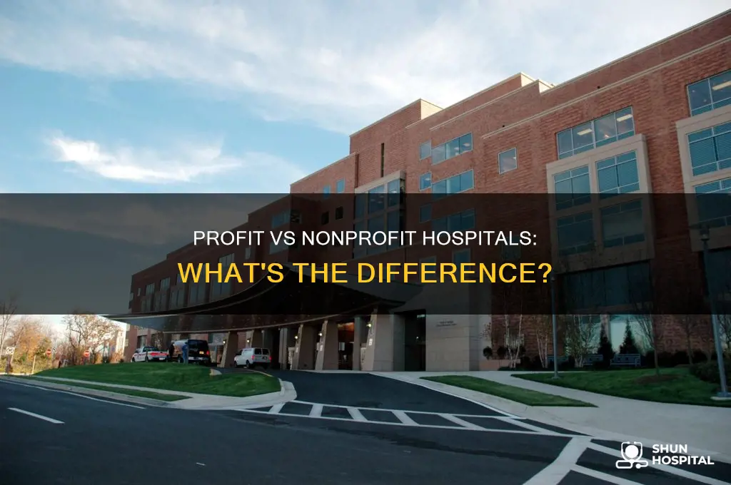 are there for profit and nonprofit hospitals