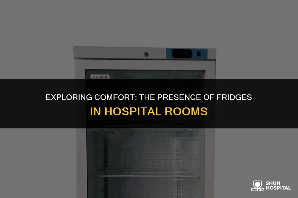 are there fridges in hospital rooms