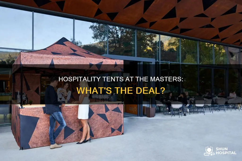 are there hospitality tents at the masters