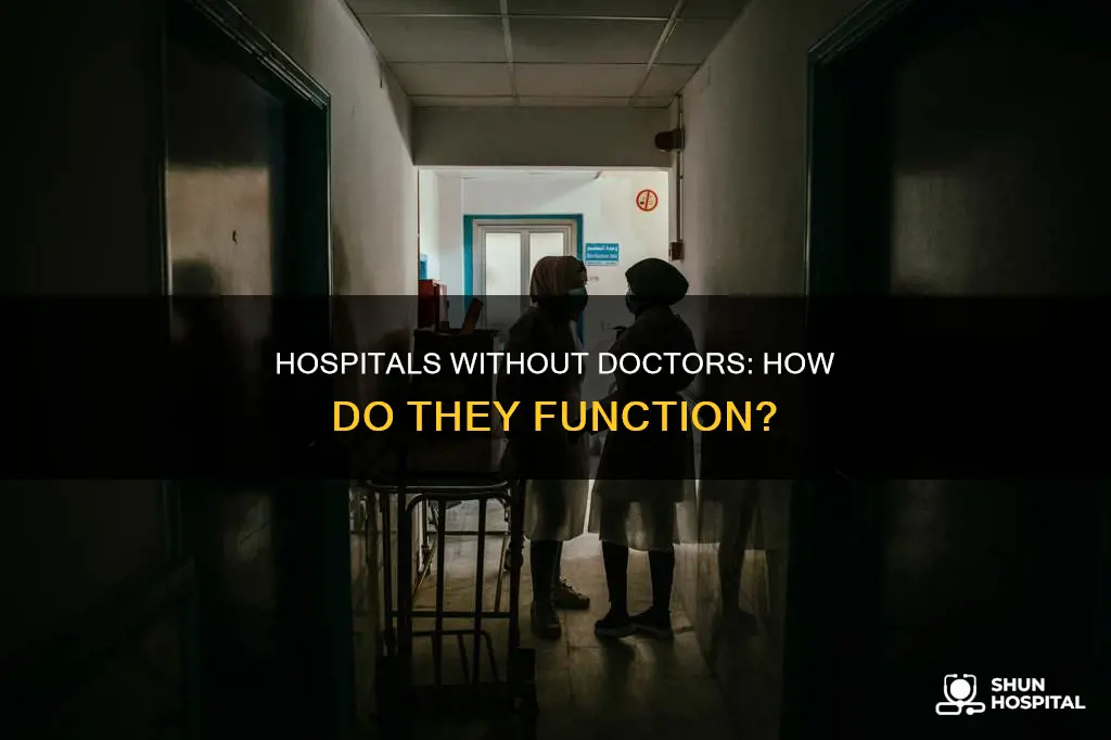 are there hospitals without physicians on site