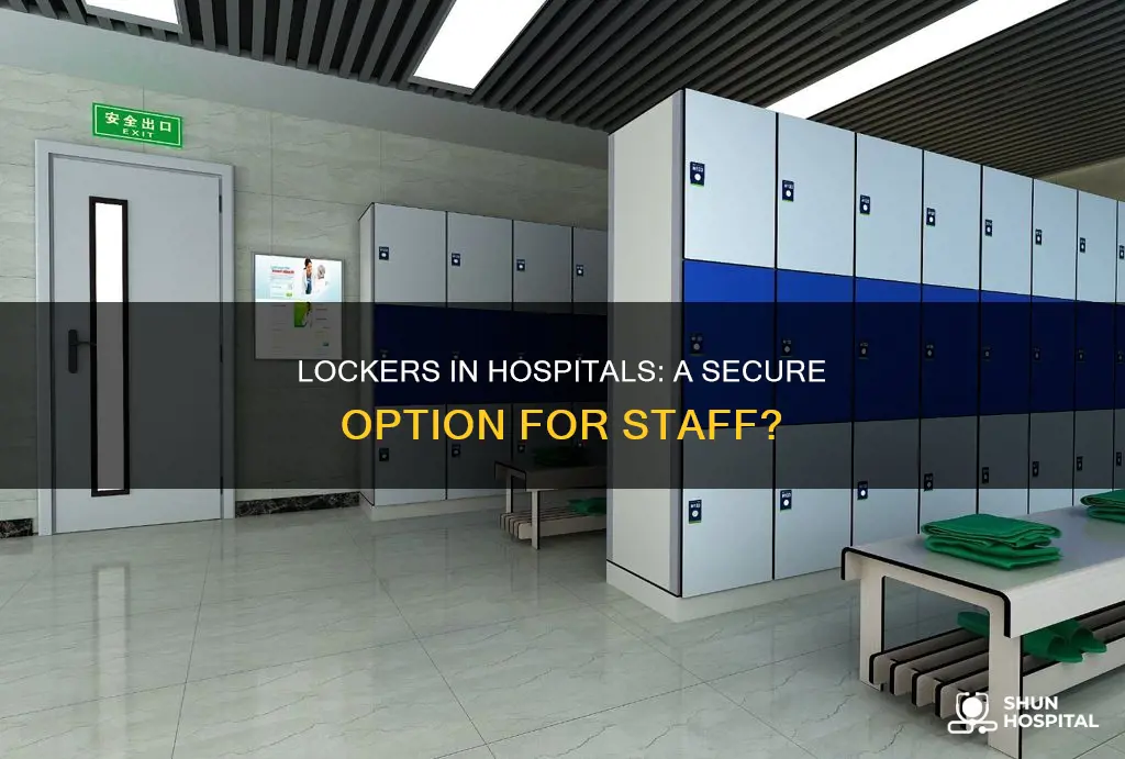 are there lockers in hospitals for staff