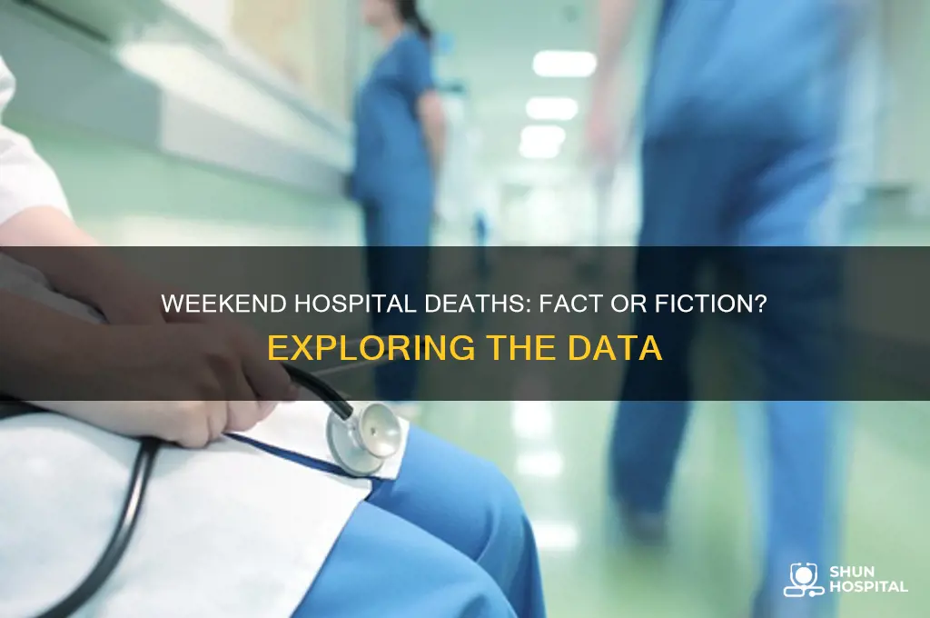 are there more deaths in a hospital on weekends