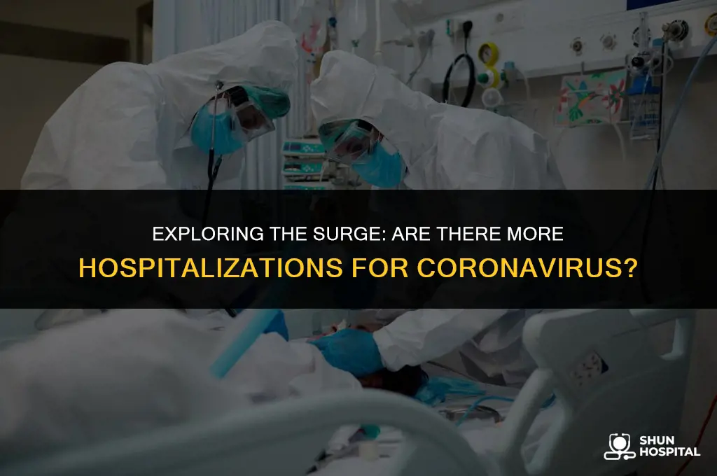 are there more hospitalizations for coronavirus