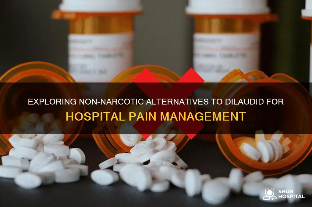are there non-narcotic alternatives to dilaudid in hospital pain management