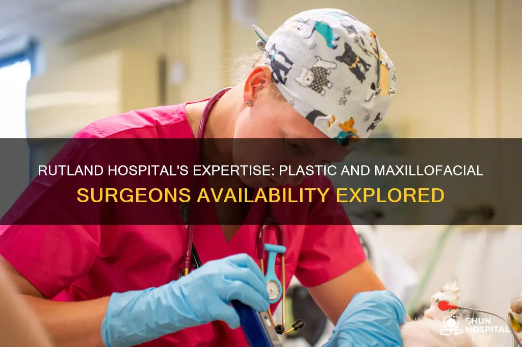 are there plastic surgeons maxillofacial surgeons at rutland hospital