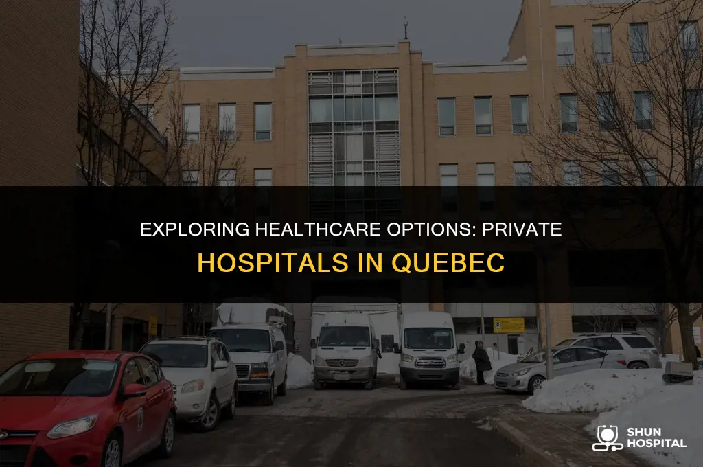 are there private hospitals in quebec