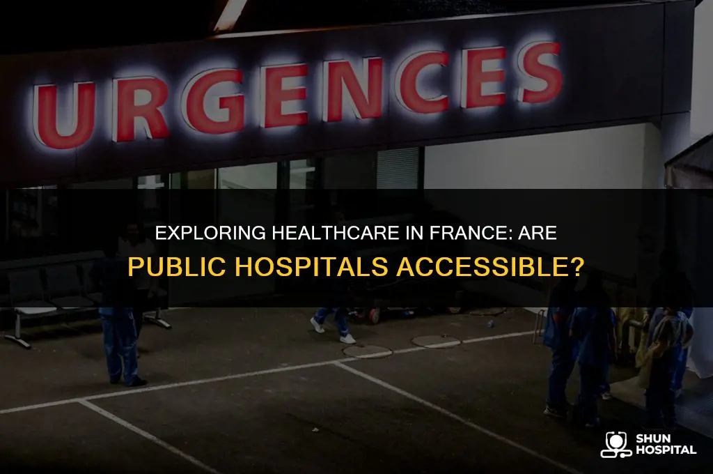are there public hospitals in france