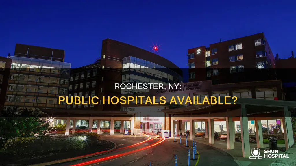 are there public hospitals in rochester ny