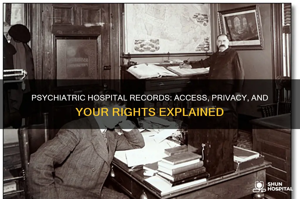 are there records of being in a psychiatric hospital