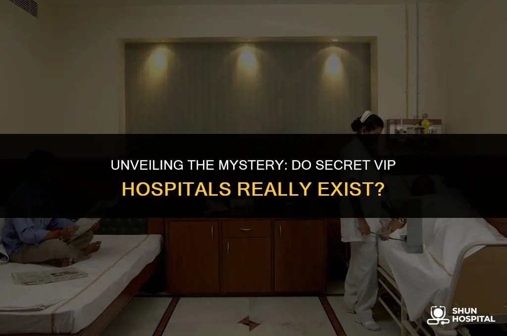 are there secret hospitals for vips