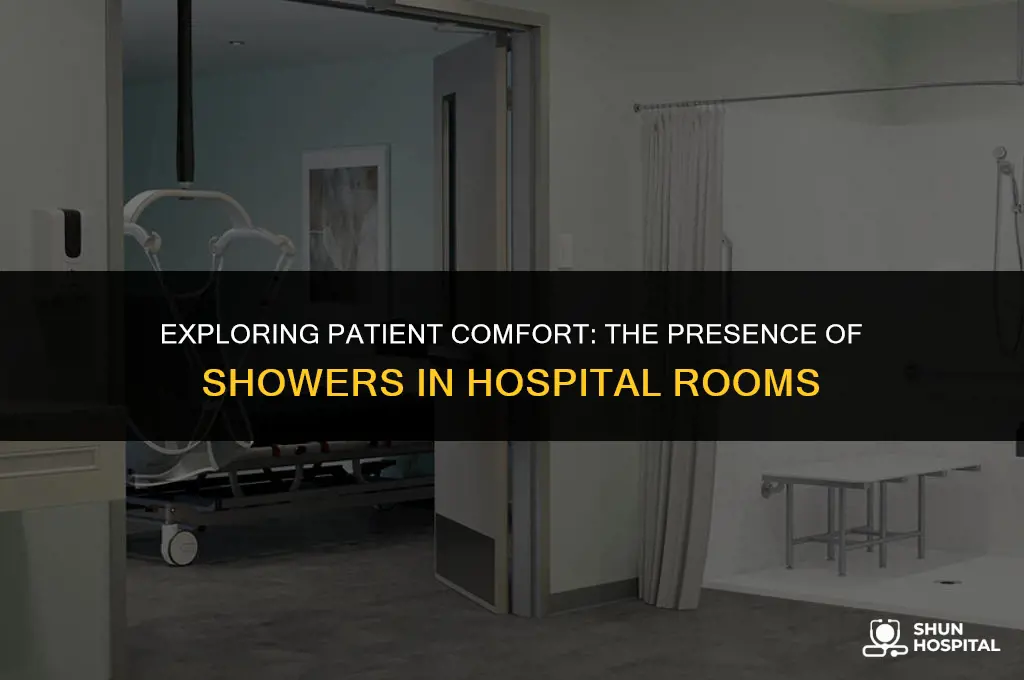 are there showers in hospital rooms