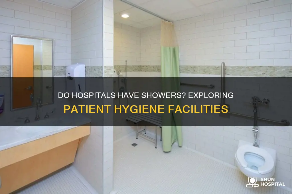 are there showers in hospitals