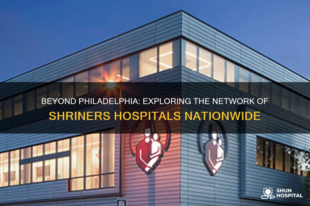are there shriners hospitals besides the one in philadelphia