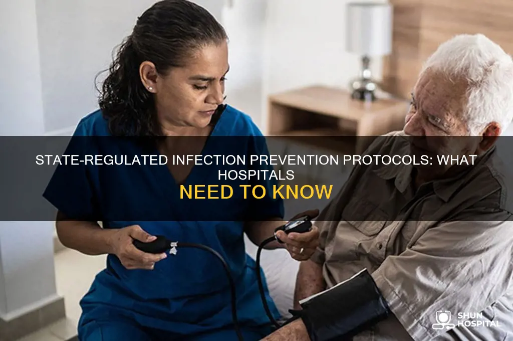 are there state regulated protocols for hospitals about infection prevention