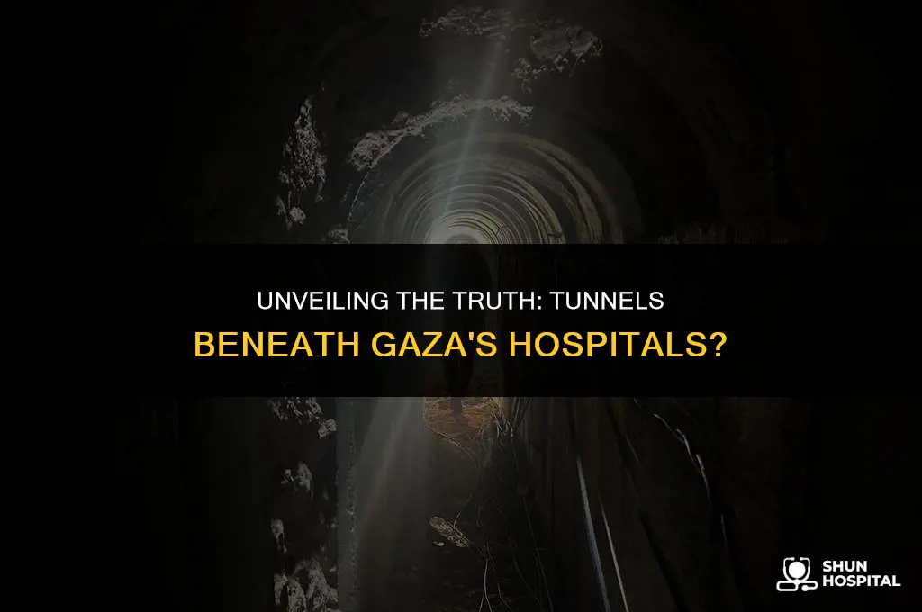 are there tunnels under gaza hospital