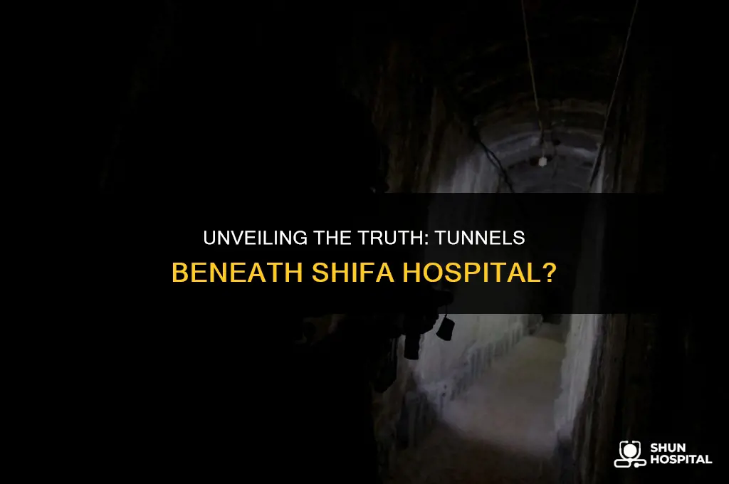 are there tunnels under shifa hospital