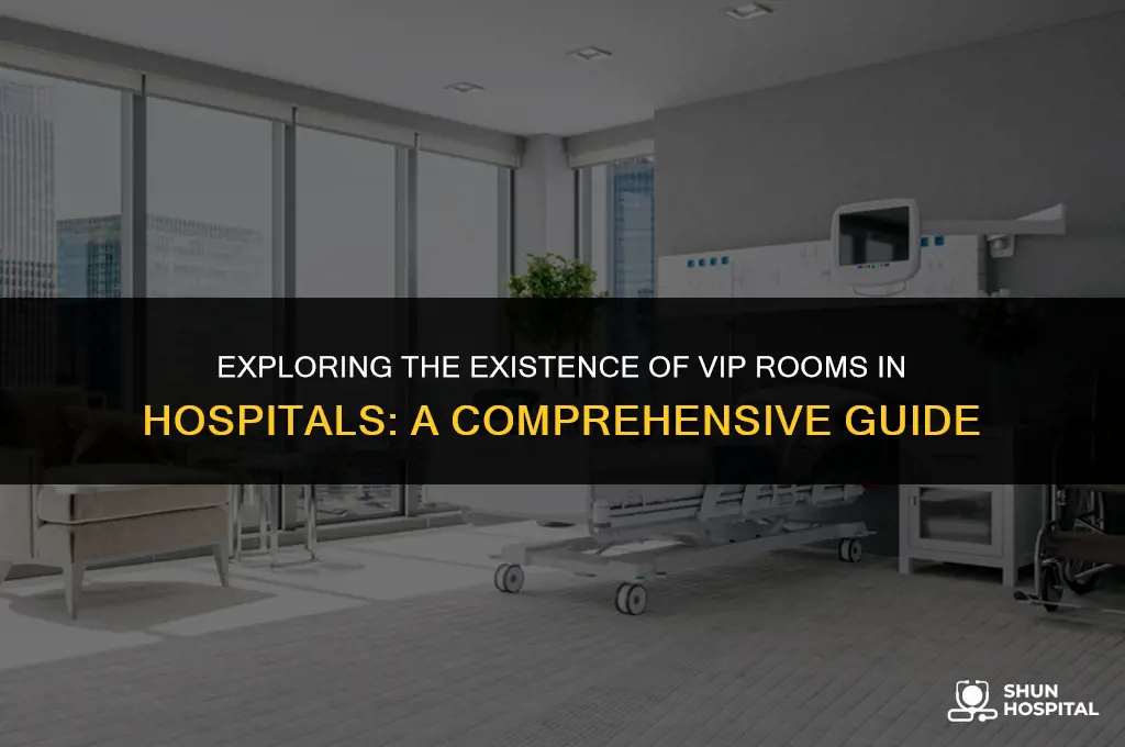 are there vip rooms in hospitals