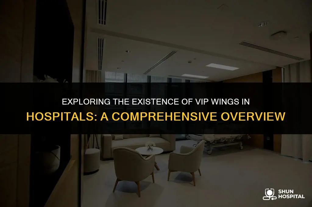 are there vip wings in hospitals