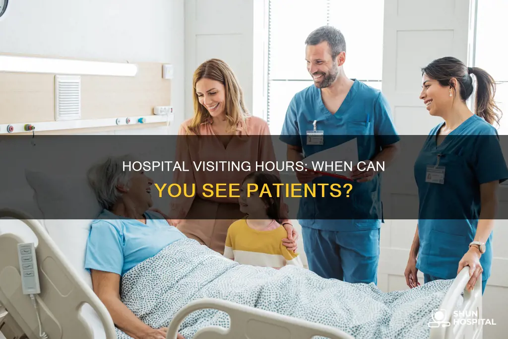 are there visiting hours at a hospital