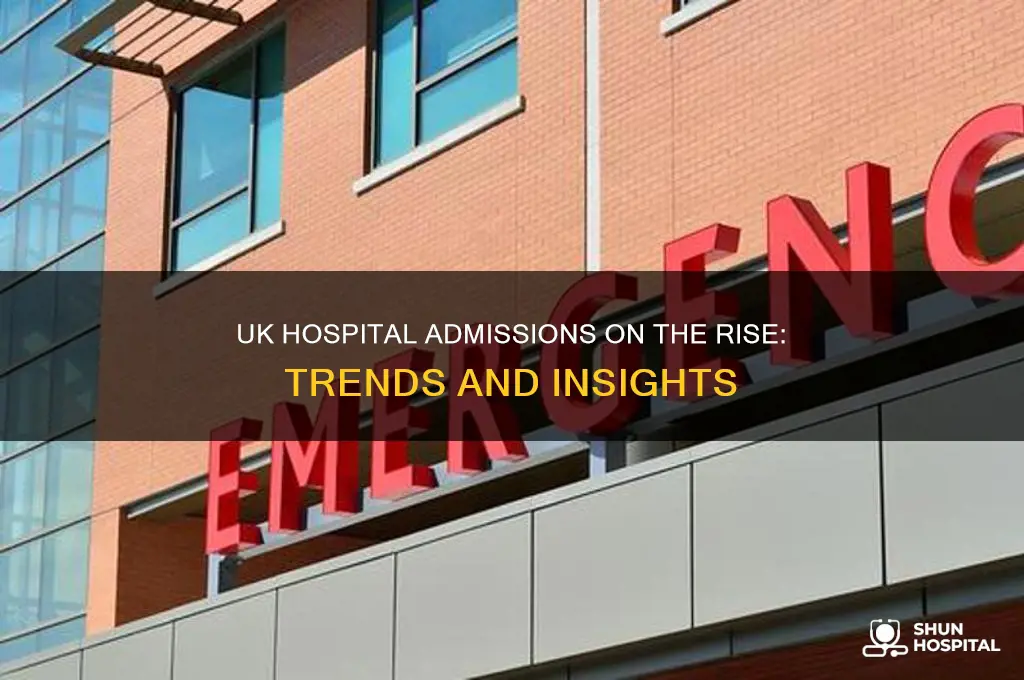 are uk hospital admissions increasing