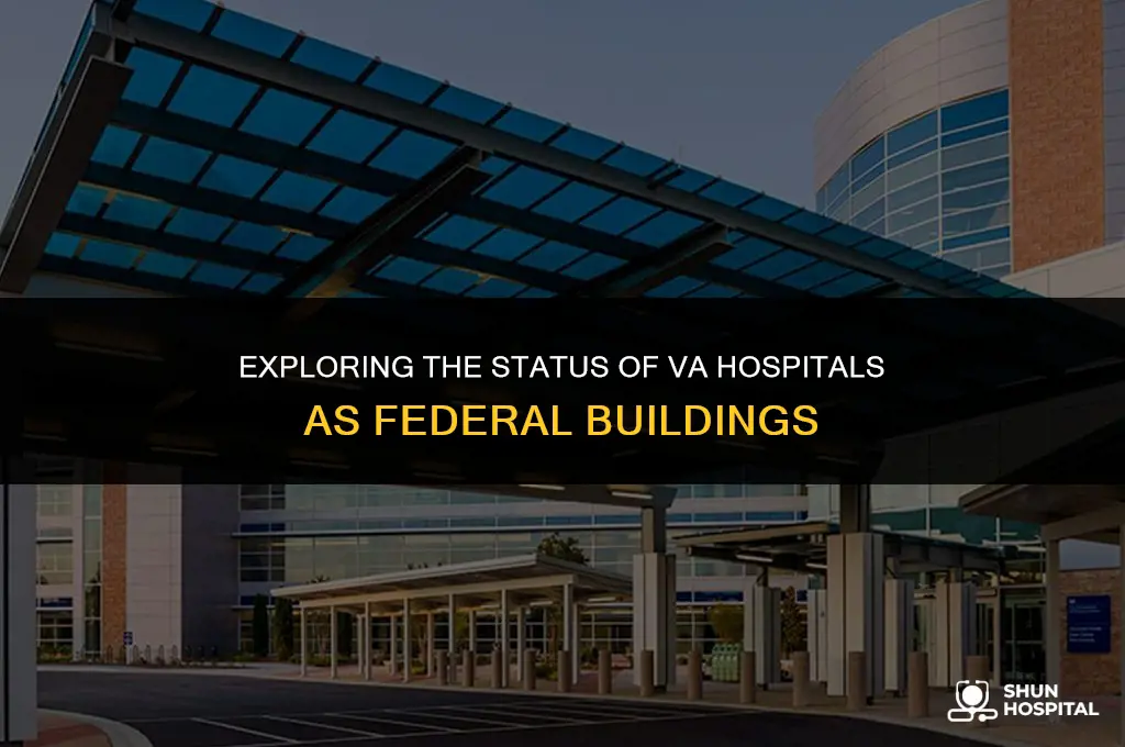 are v a hospitals federal buildings