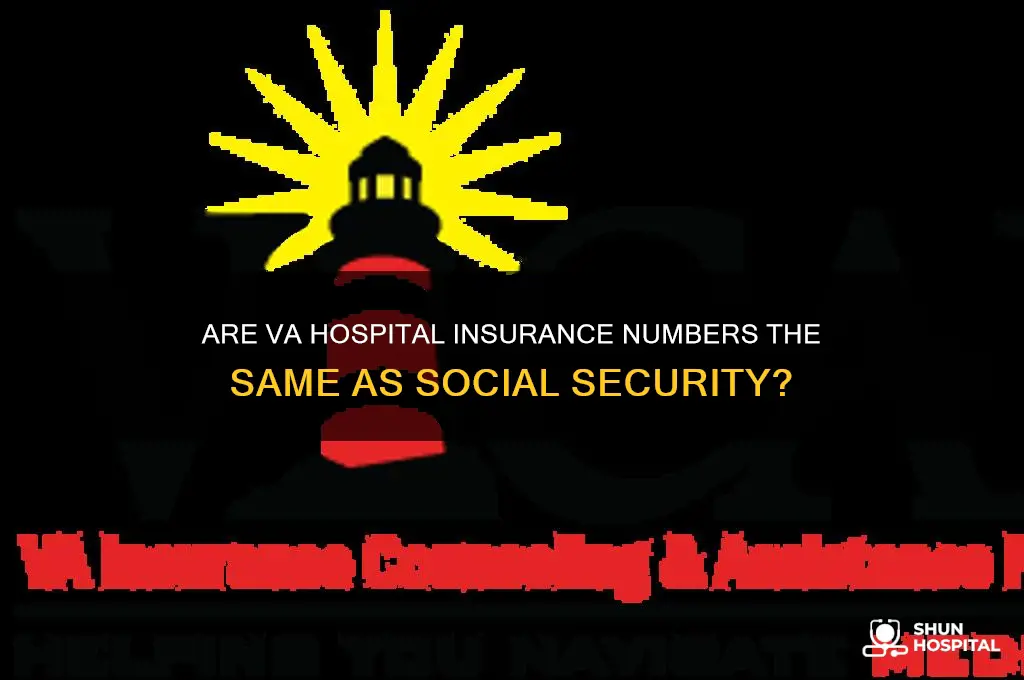 are va hospital insurance numbers same as social security