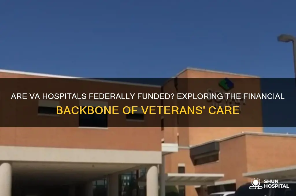 are va hospitals federally funded
