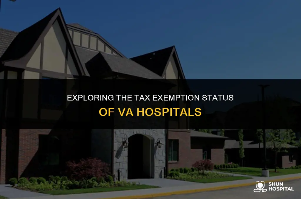 are va hospitals sales tax exempt