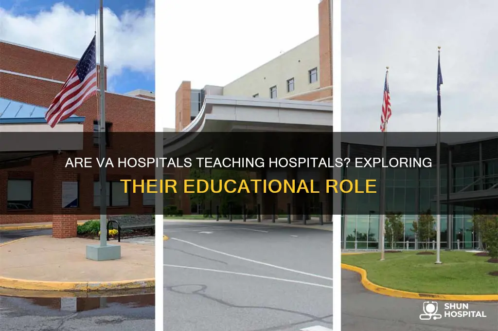 are va hospitals teaching hospitals