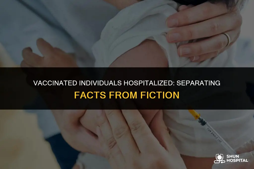 are vaccinated ending up in hospital