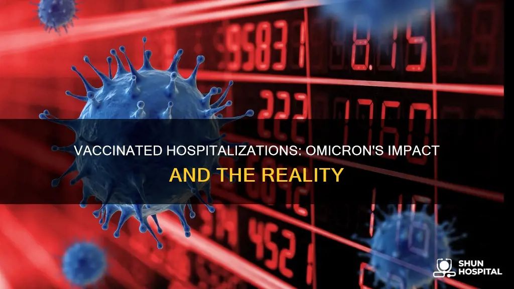 are vaccinated people being hospitalized for omicron