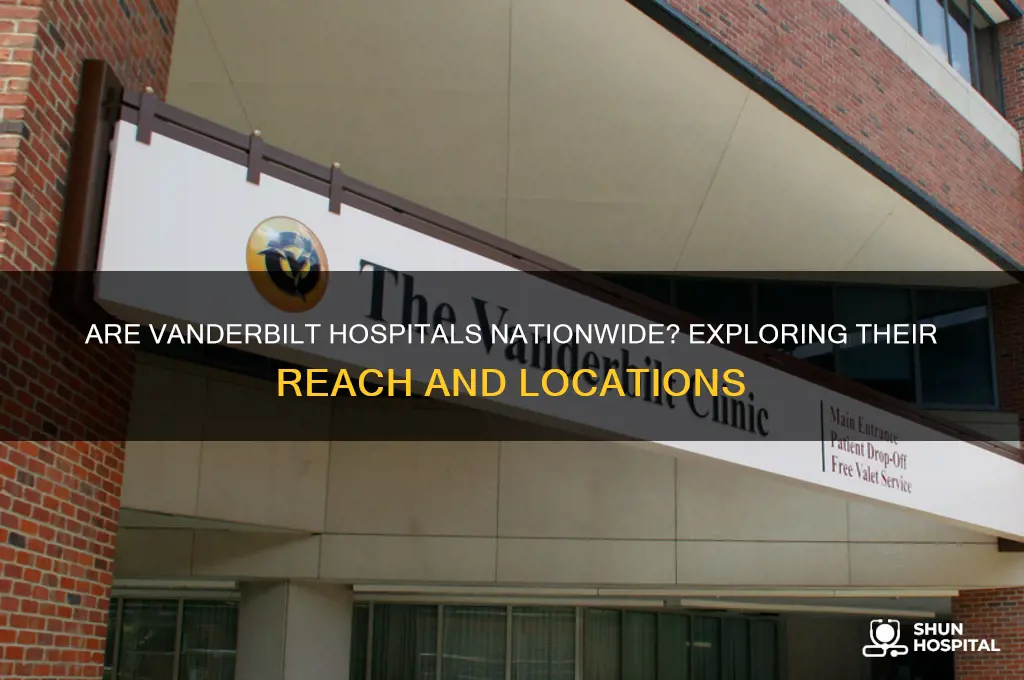 are vanderbilt hospitals nationwide