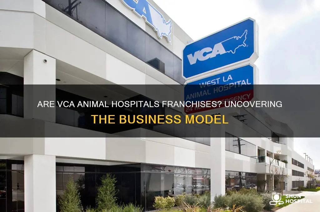 are vca animal hospitals franchises