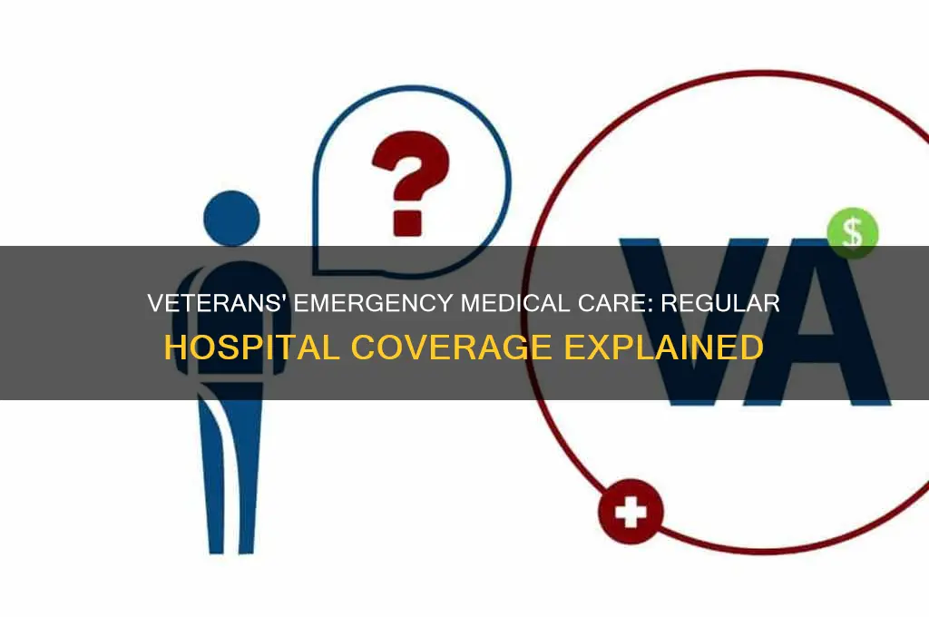 are veterans covered for medical emergencies in regular hospitals