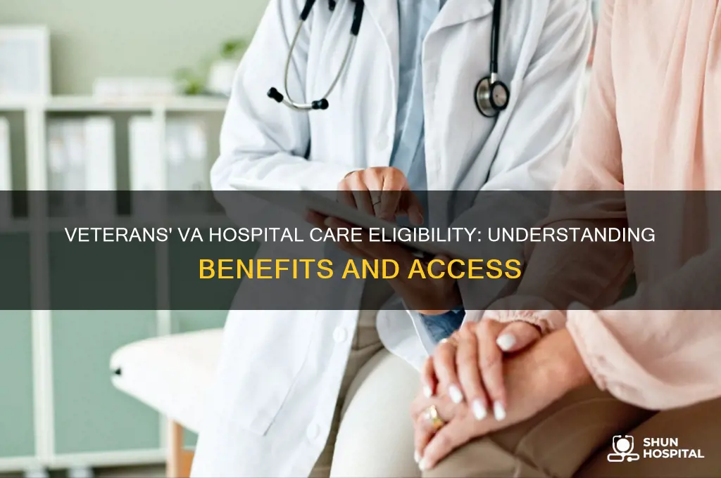 are veterans eligible for care through the va hospital