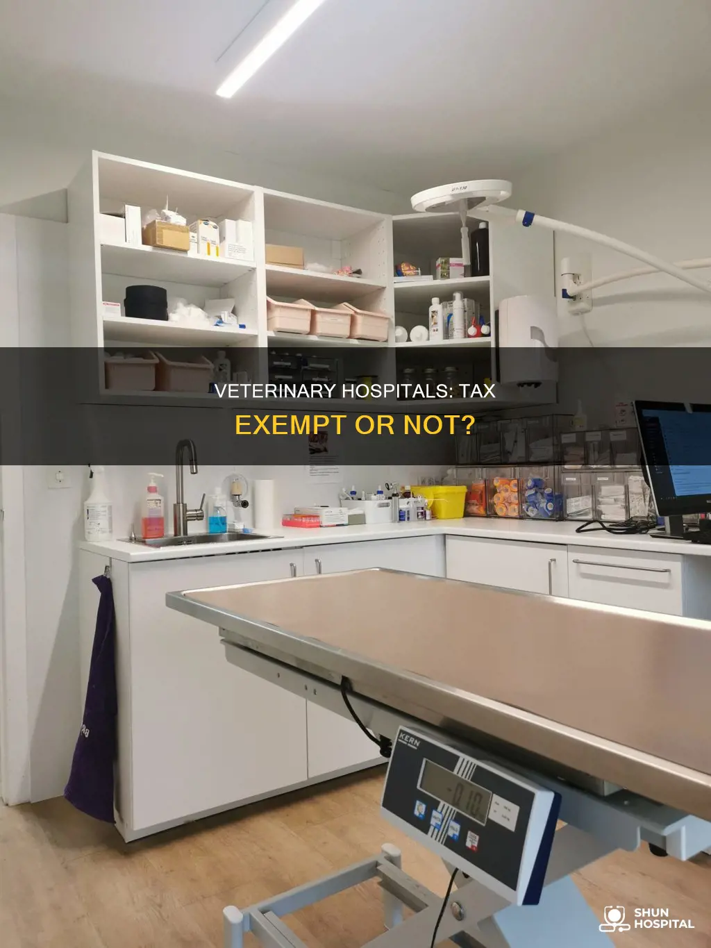 are veterinary for profit hospitals tax exempt