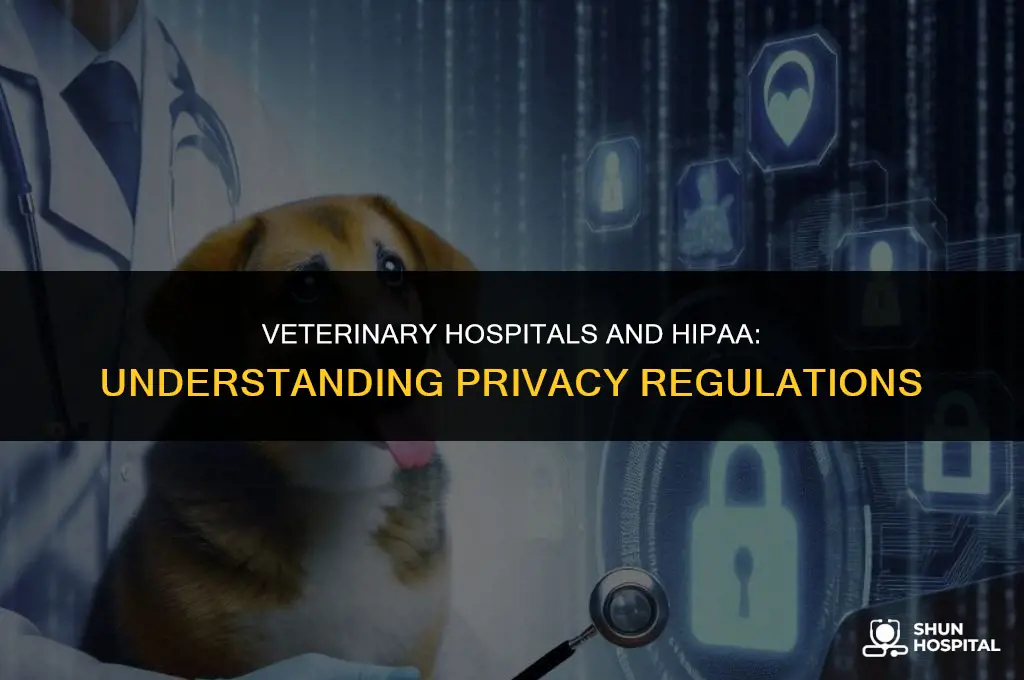 are veterinary hospitals bound by hipaa