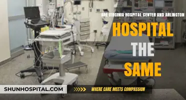 Are Virginia Hospital Center and Arlington Hospital the Same?