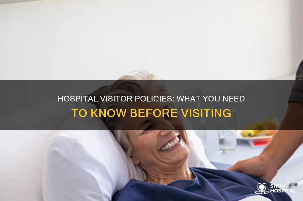 are visitors allowed at hospital