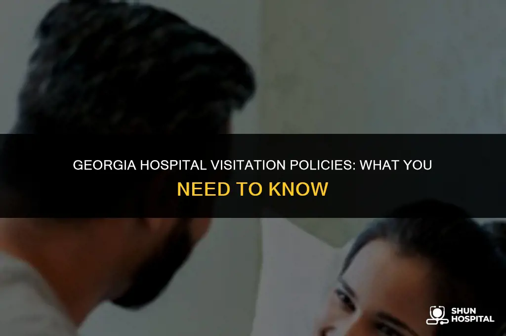 are visitors allowed in georgia hospitals