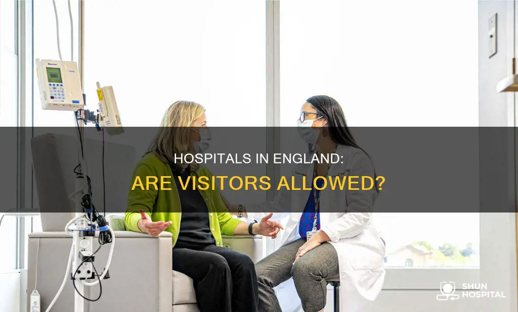 are visitors allowed in hospitals in england