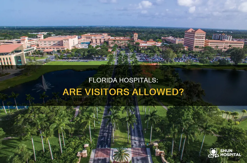 are visitors allowed in hospitals in florida