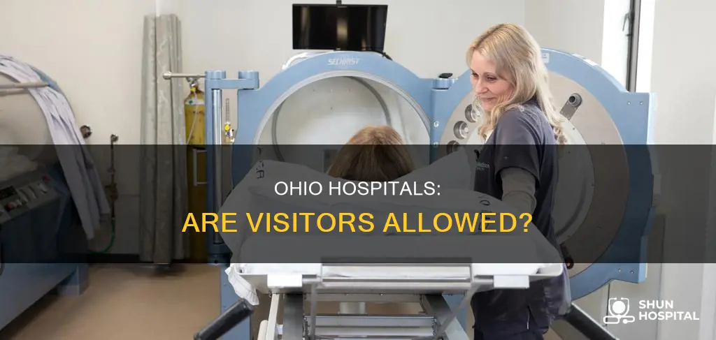 are visitors allowed in hospitals in ohio
