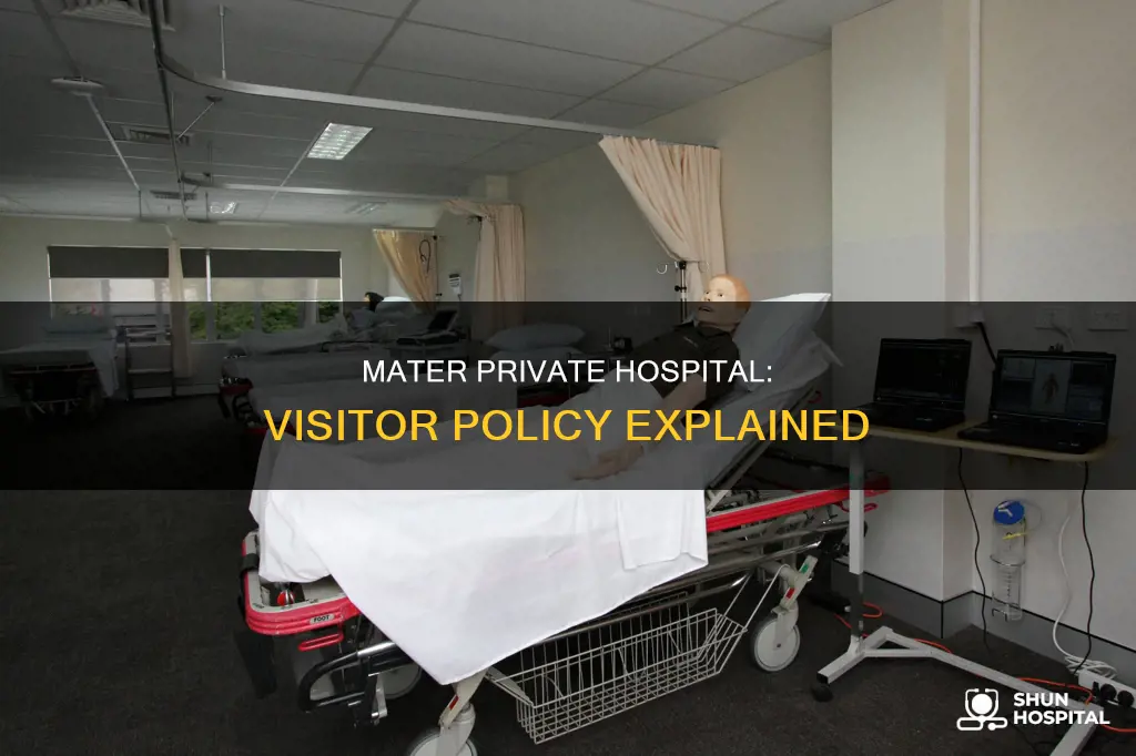 are visitors allowed in mater private hospital