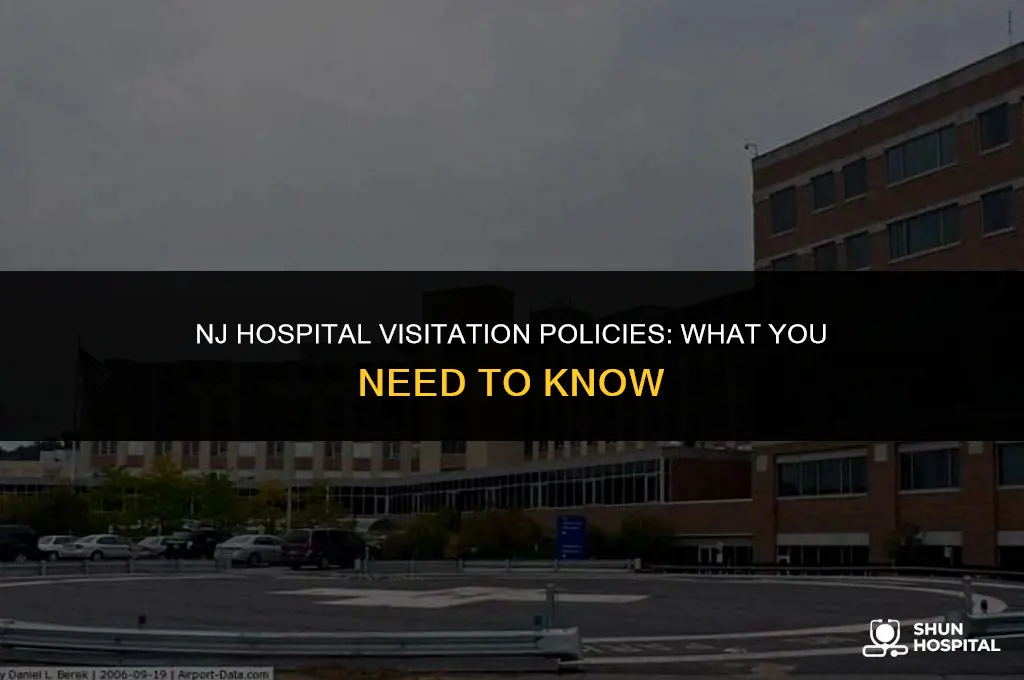 are visitors allowed in nj hospitals