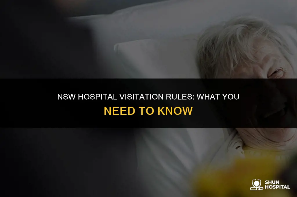 are visitors allowed in nsw hospitals