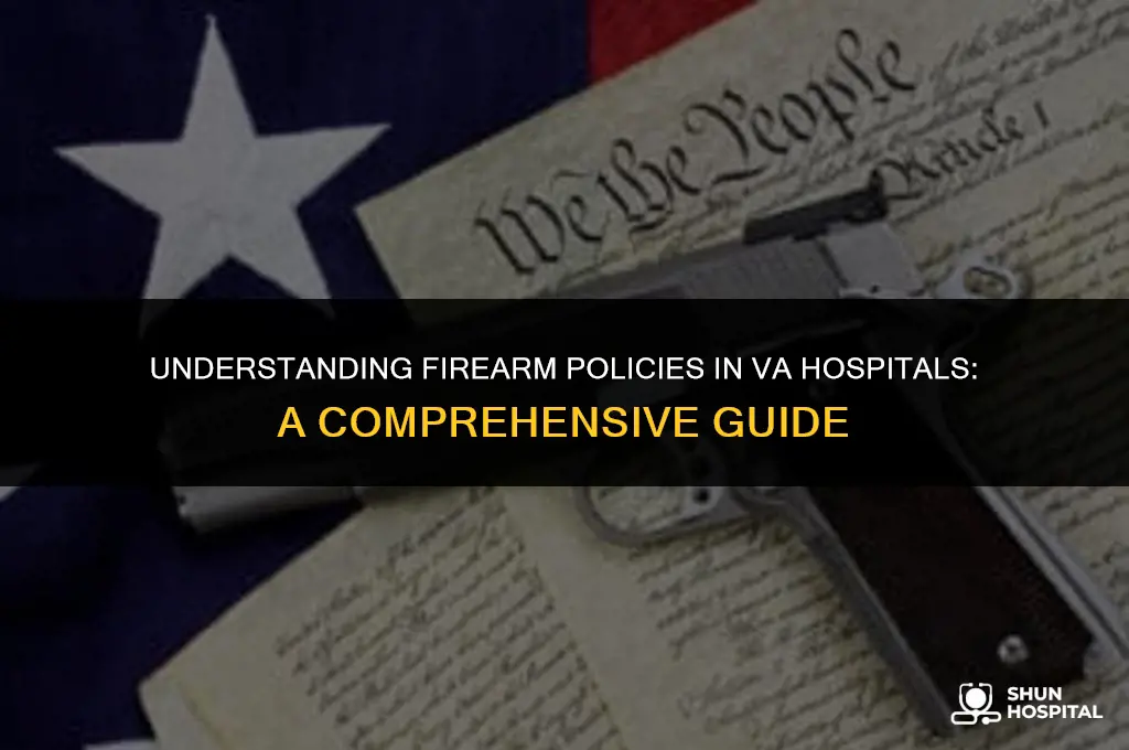 are weapons allowed in va hospitals