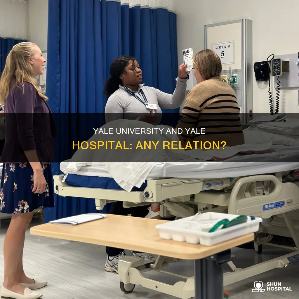 are yale university and yale hospital related